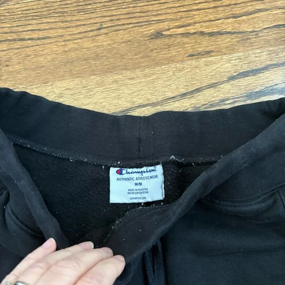 Champion Women Black Jogger Pants Size Medium - Picture 4 of 5